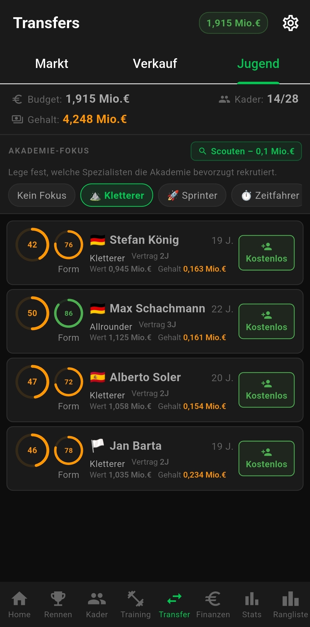 Transfers